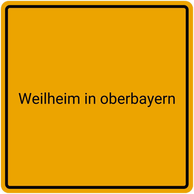 Meldebestätigung Weilheim in Oberbayern